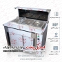 تولید و فروش کانتر گرم صنعتی استیل پخت